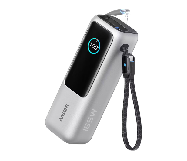 Anker Powerbank 25000mAh 165W Built-In USB-C Retractable Cable - 1371540 - zdjęcie